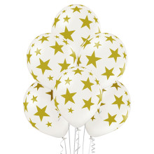 12 inch Stars (white) balloon 6 pcs 12 inch Stars (white) balloon 6 pcs