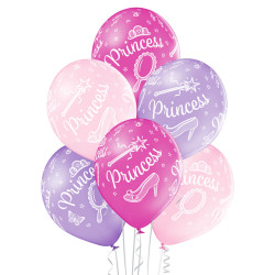 12 inch Princess Pastel balloon 6 pcs