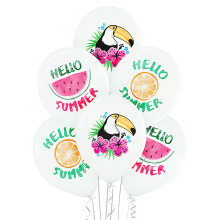 12 inch Hello Summer balloon 6 pcs 12 inch Hello Summer balloon 6 pcs