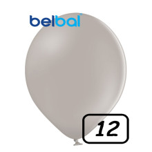 12 inch Latex balloon Marshmallow WARM GREY 100 count 12 inch Latex balloon Marshmallow WARM GREY 100 count