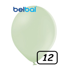 12 inch Latex balloon Marshmallow KIWI CREAM 100 count 12 inch Latex balloon Marshmallow KIWI CREAM 100 count