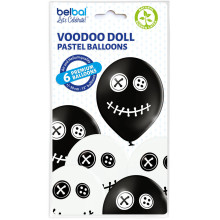 12 inch Voodoo Doll balloon 6 pcs