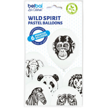 12 inch Wild Spirit balloon 6 pcs