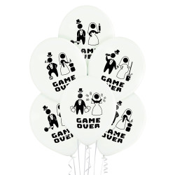 12 inch Game over balloon 6 pcs