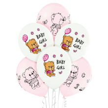 12 inch Cute Baby Girl balloon 6 pcs 12 inch Cute Baby Girl balloon 6 pcs