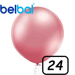 بالون وردي كروم  24 إنش (1 حبة)