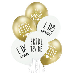12 inch Bride to Be balloon 6 pcs