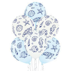 12 inch Sea Life balloon 6 pcs