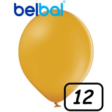 بالون عسلي باستيل 12 إنش (100 حبة)