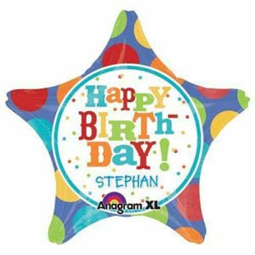 بالون عيد ميلاد نجمة 18 إنش