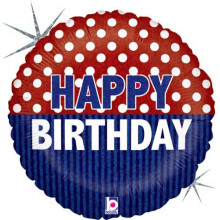 18 inch Nautical Birthday balloon 18 inch Nautical Birthday balloon