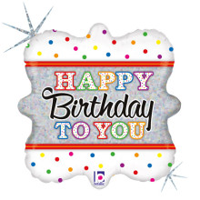 بالون عيد ميلاد منقط 18 إنش بالون عيد ميلاد منقط 18 إنش