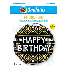 18 inch Birthday Mud Cloth Print balloon