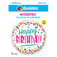 18 inch Birthday Sprinkles balloon