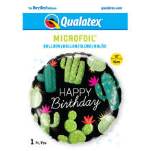 18 inch Birthday Cactuses balloon