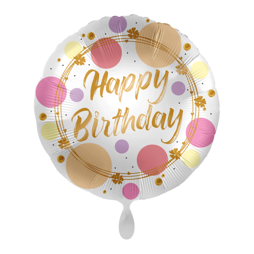 18 inch Shiny Dots Birthday Premioloon balloon