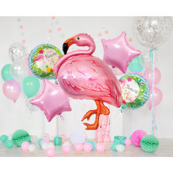 Flamingo set , 5 pcs Balloon Bouquet