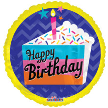 بالون عيد ميلاد كيكة 18إنش