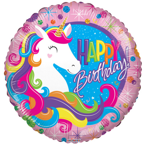 18 inch PR BIRTHDAY CLASSIC UNICORN 18 inch PR BIRTHDAY CLASSIC UNICORN