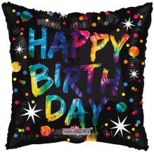 18 inch PR BDAY COLORFUL SPOTS GB 18 inch PR BDAY COLORFUL SPOTS GB