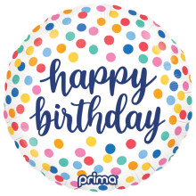 18 inch Happy Birthday Confetti