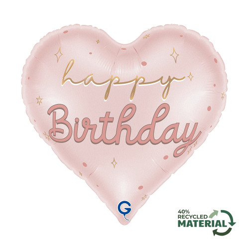 بالون عيد ميلاد سعيد باللون الوردي 18 إنش بالون عيد ميلاد سعيد باللون الوردي 18 إنش