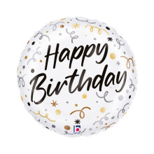 بالون عيد ميلاد ساتين ستريمر 18 إنش بالون عيد ميلاد ساتين ستريمر 18 إنش