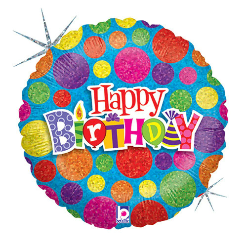 18 inch Dot Dot Birthday 18 inch Dot Dot Birthday
