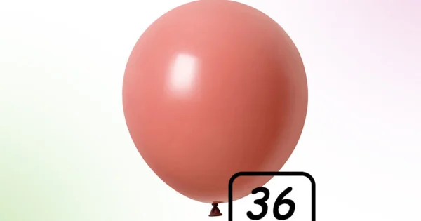 Pink Large Balloons - 36