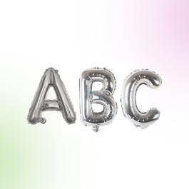 16 inch Silver Letters Balloons parties king