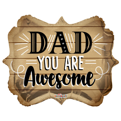 18 inch PR Dad Awesome Balloons
