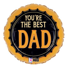 18 inch Best Dad Beer Foil balloon