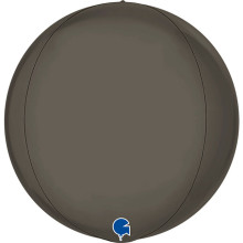 15 inch Globe Gray 4D Foil Balloons 15 inch Globe Gray 4D Foil Balloons