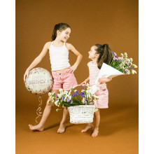 18 inch Floral Watercolor Birthday balloon