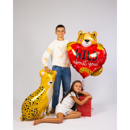 40 inch Jungle Cheetah Foil balloon