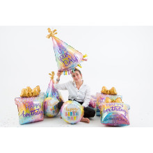 18 inch Opal-Birthday balloon