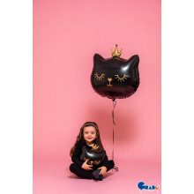 26 inch Cat-Princess Foil Balloons