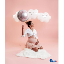 بالون مولود بناتي مربعات 18 إنش بالون مولود بناتي مربعات 18 إنش