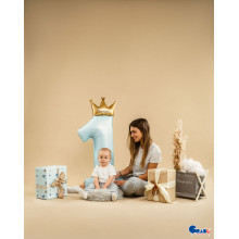 بالون عيد ميلاد اول سنة تاج الأميرة 46 إنش بالون عيد ميلاد اول سنة تاج الأميرة 46 إنش