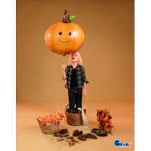 29 inch Produce Pal Pumpkin Foil balloon 29 inch Produce Pal Pumpkin Foil balloon
