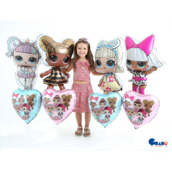 39 inch LOL Surprise Go GoGirl Foil Balloons