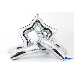 48 inch Linky Star Silver Foil Balloons