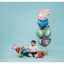 18 inch Peppa Pig Teddy Foil Balloons