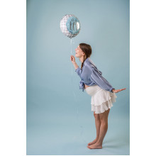 بالون مولود ولادي مربعات 18 إنش بالون مولود ولادي مربعات 18 إنش