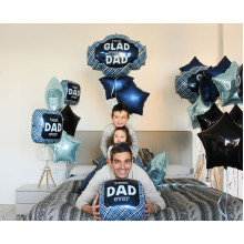 25 inch Father's Day Plaid balloon 25 inch Father's Day Plaid balloon