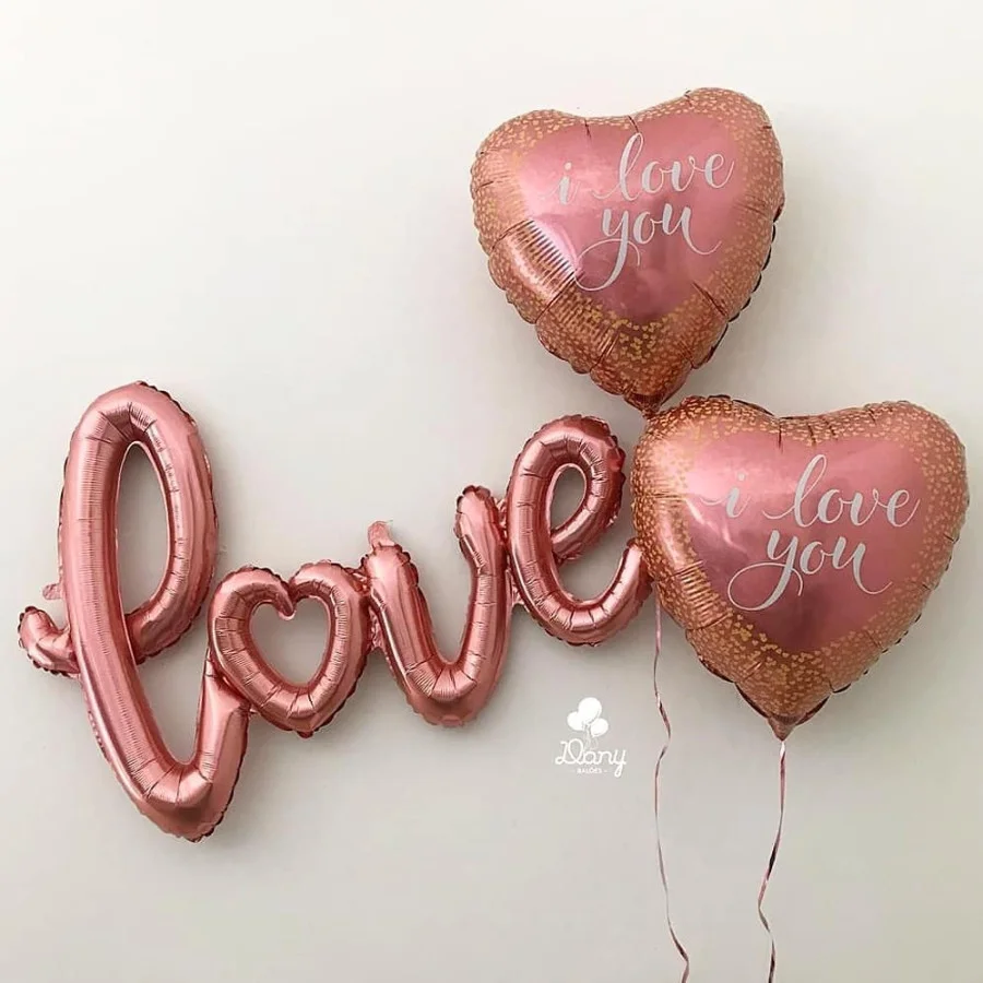 18 inch Rose Gold Love Foil balloon | Winner Party