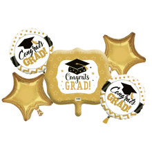 Caps and Stars: A Glittering Graduation Party Bouquet Balloons Caps and Stars: A Glittering Graduation Party Bouquet Balloons