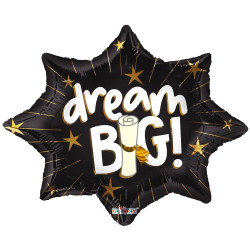 18 inch PR DREAM BIG CONGRATULATIONS GRAD Balloons