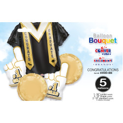 PR GOWN GRAD AND HAND BOUQUET Balloons