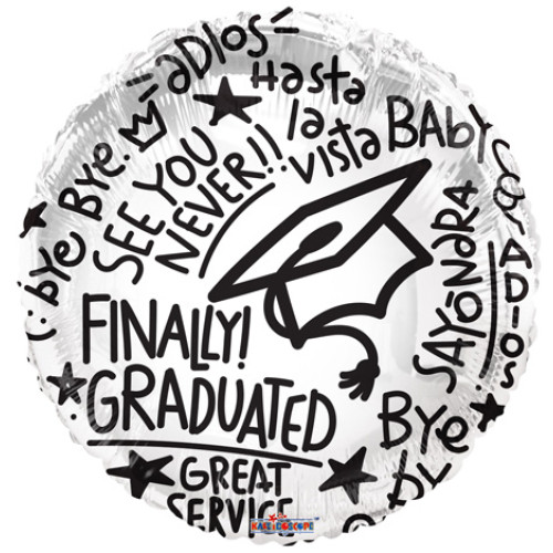 18 inch PR GRAD DODDLES GB Balloons 18 inch PR GRAD DODDLES GB Balloons